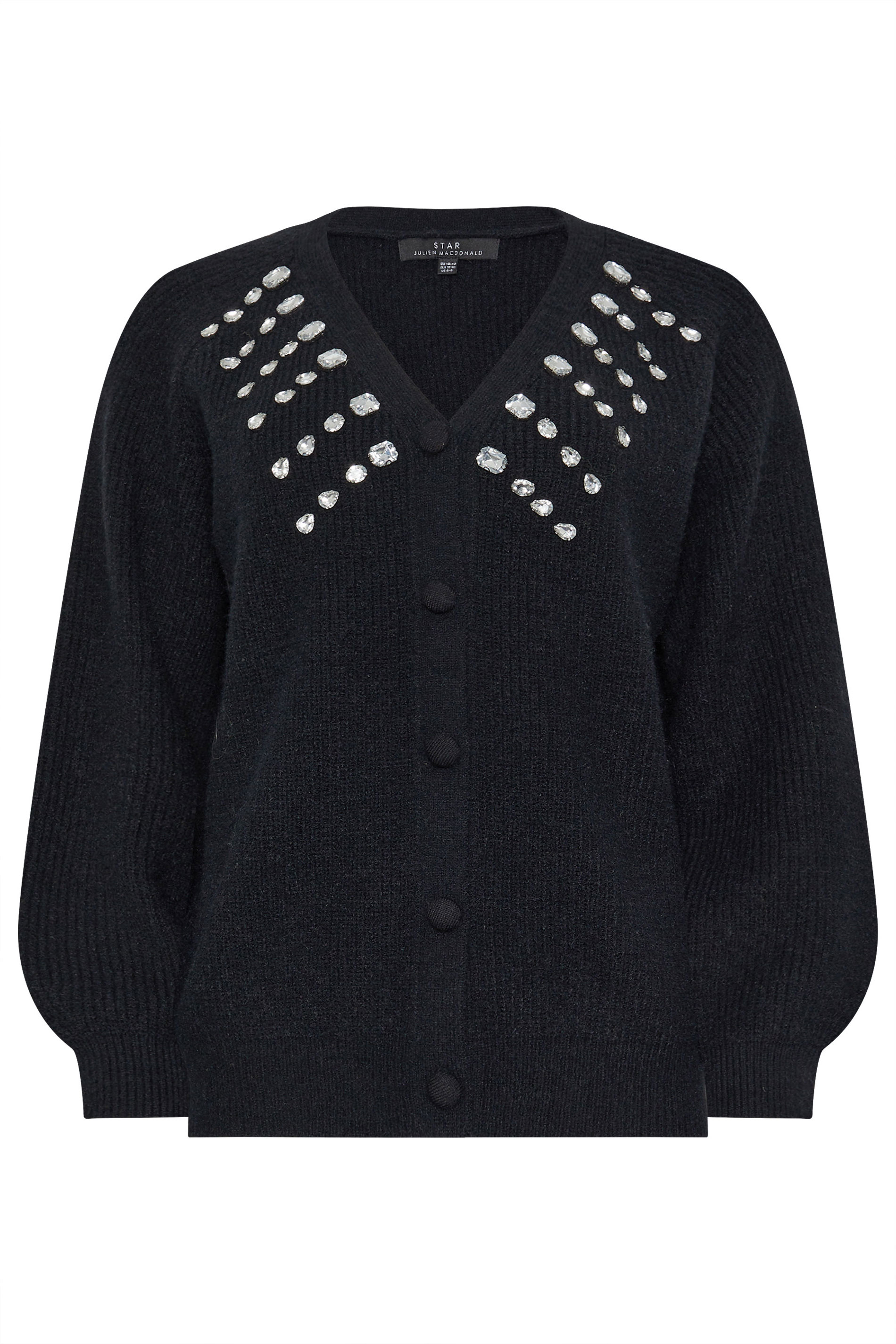 STAR Black Gem Embellished Cardigan | StarByJM 7