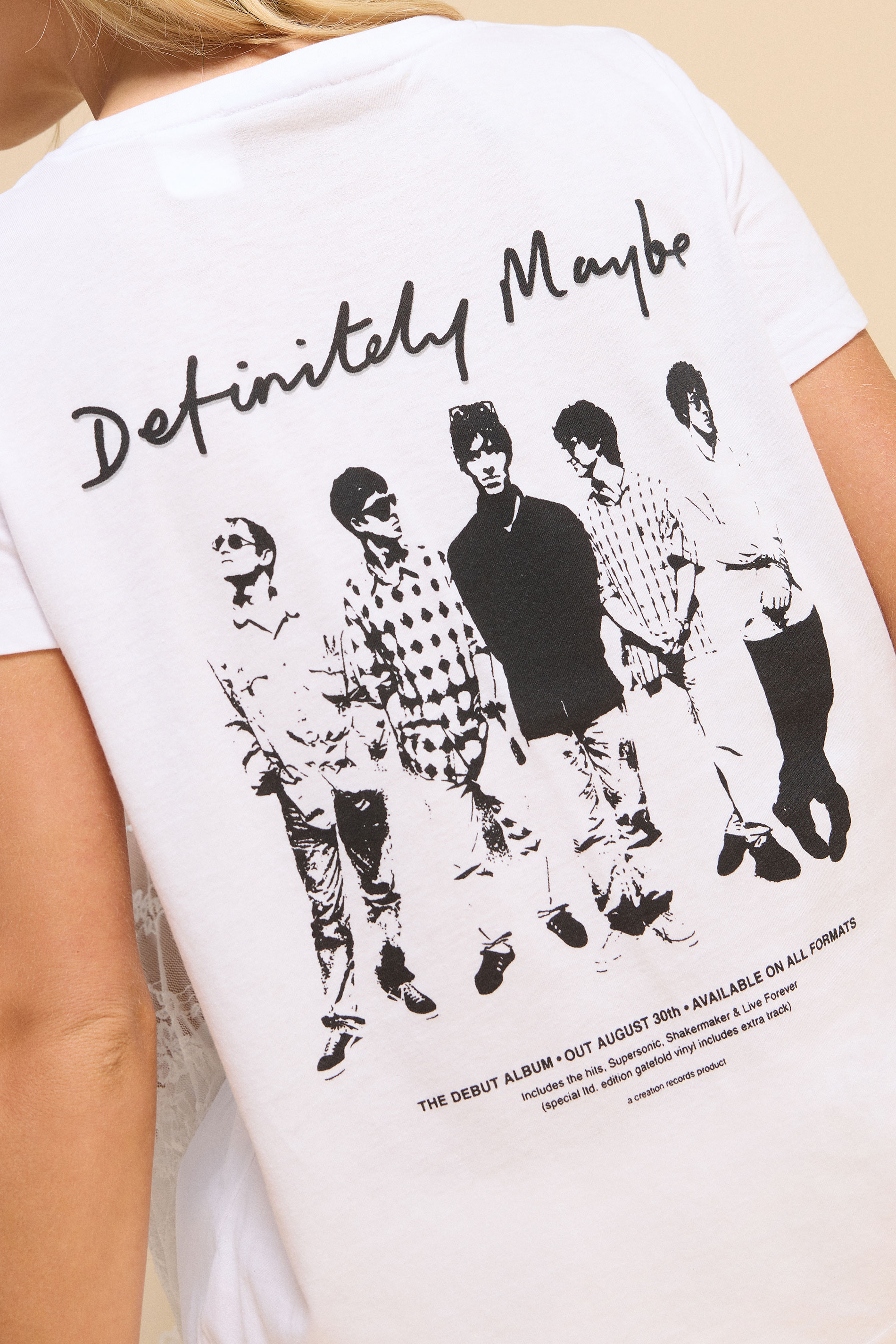 PixieGirl Petite Women's White 'Oasis' Graphic T-Shirt | PixieGirl 5