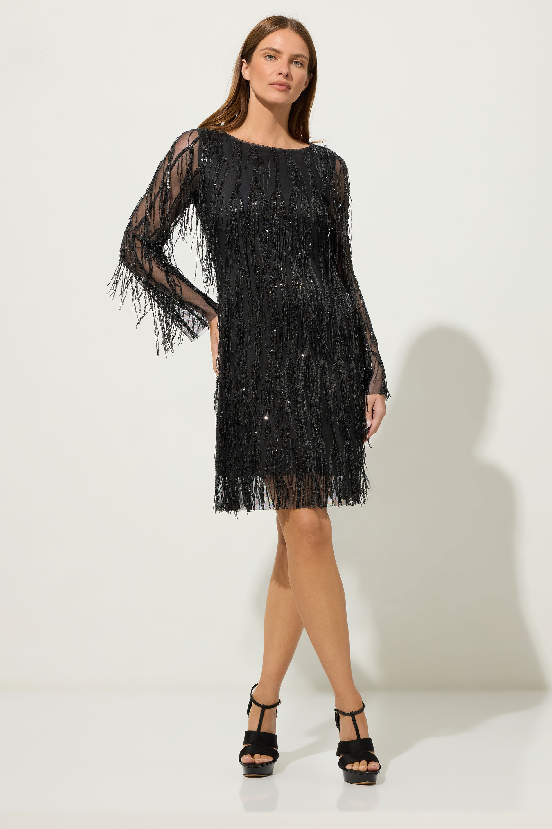 STAR Black Sequin Tassel Dress | StarByJM 4
