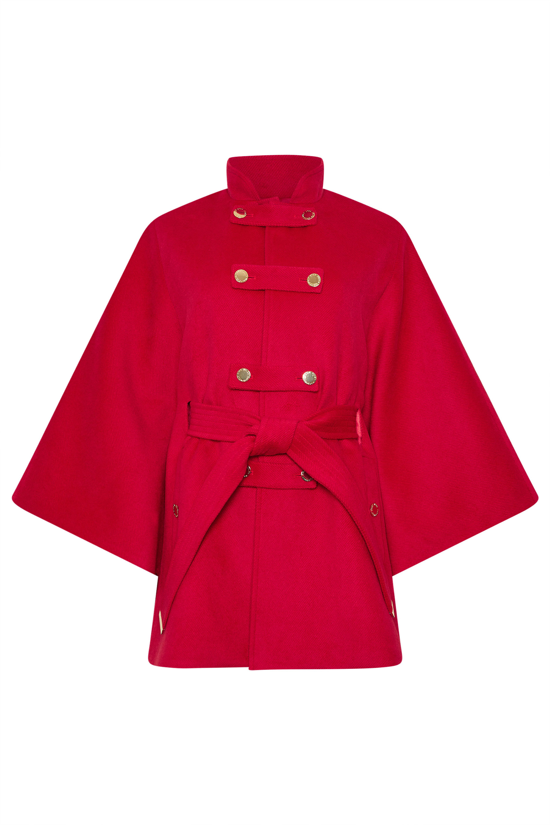 STAR Red  Military Cape Jacket | StarByJM 6