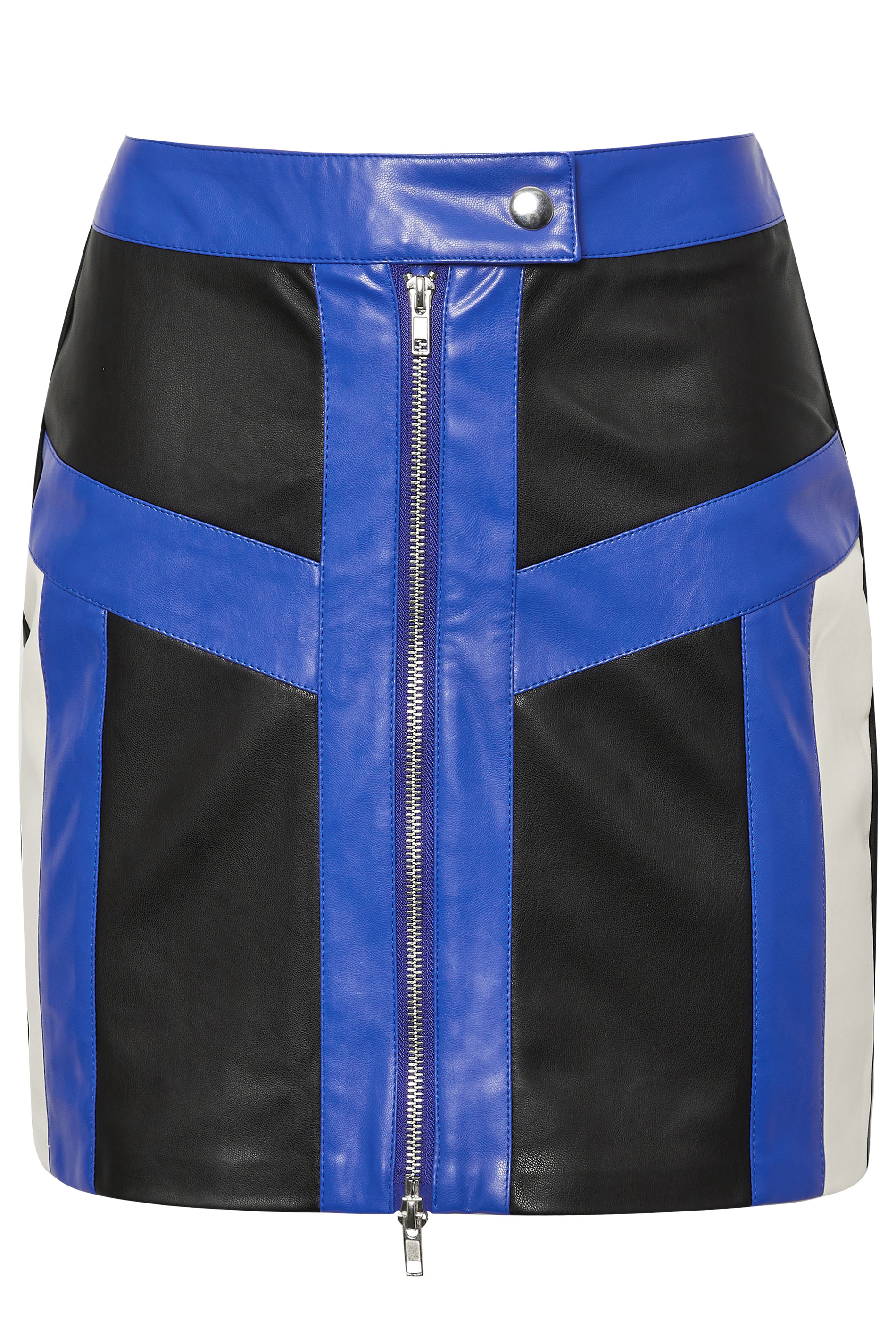 PixieGirl Petite Women's Black Faux Leather Mini Skirt | PixieGirl 8