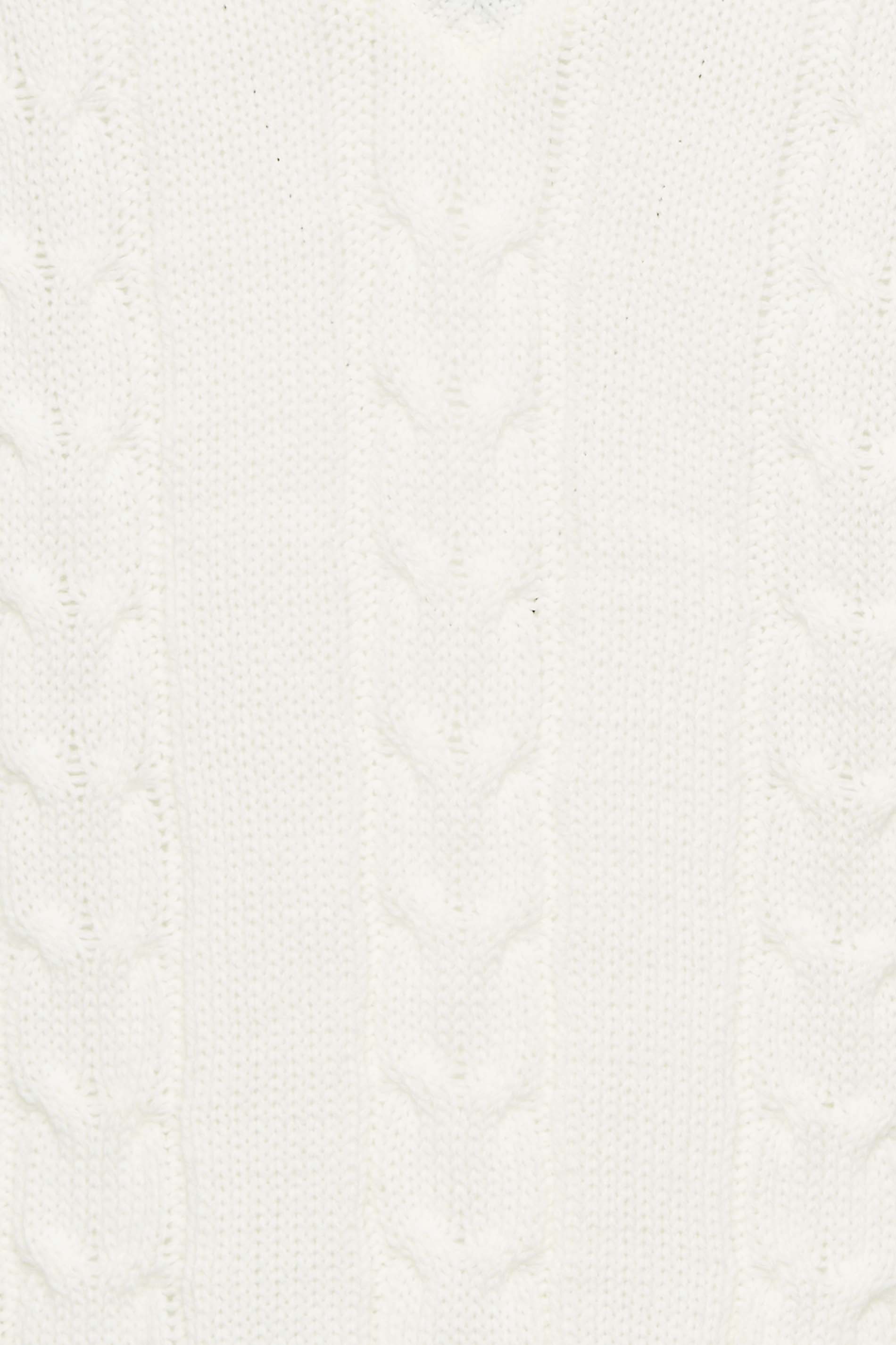 Petite White Cricket Knitted Sweater Vest | PixieGirl