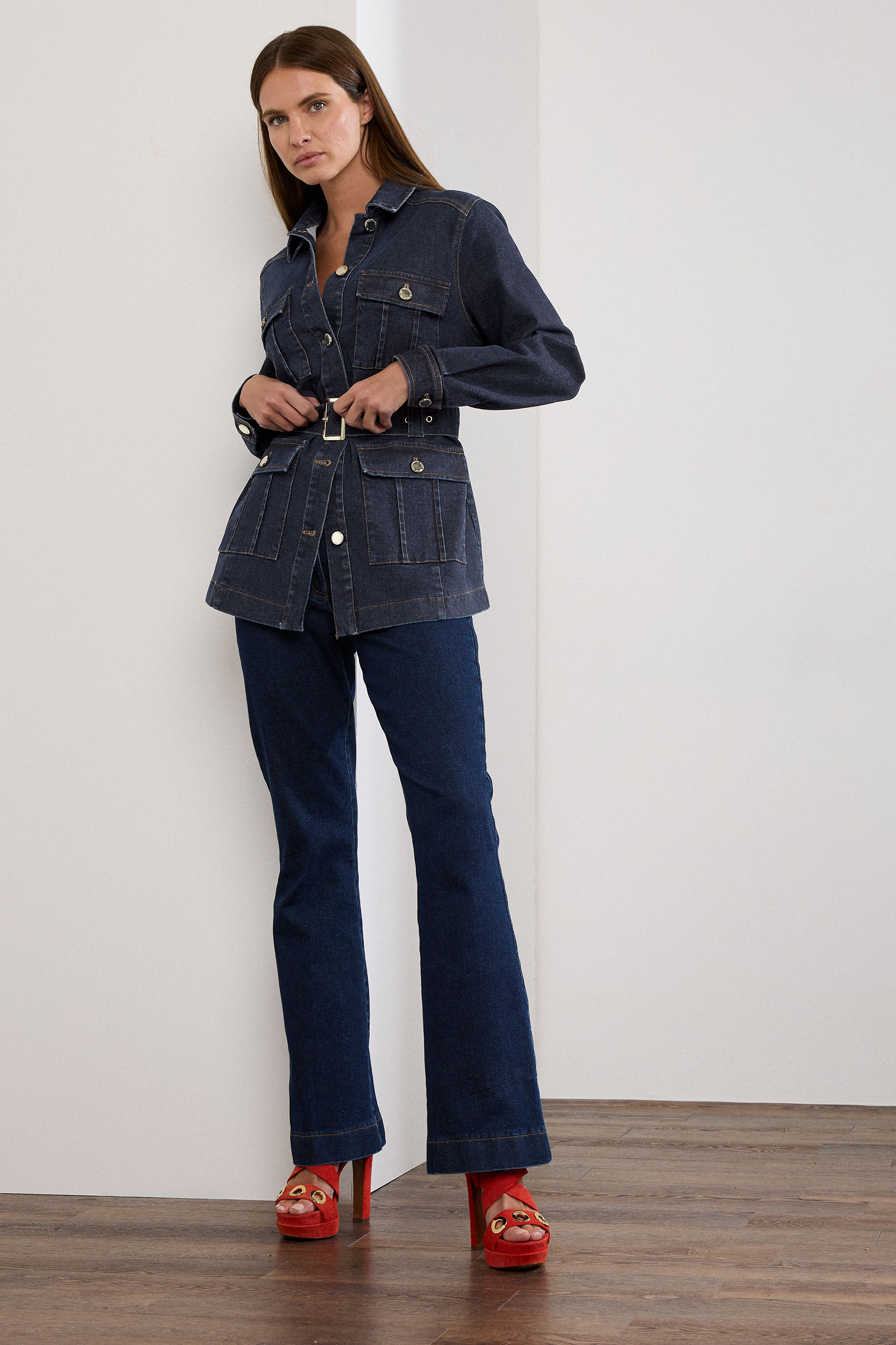 STAR Blue Belted Denim Jacket | StarByJM 2