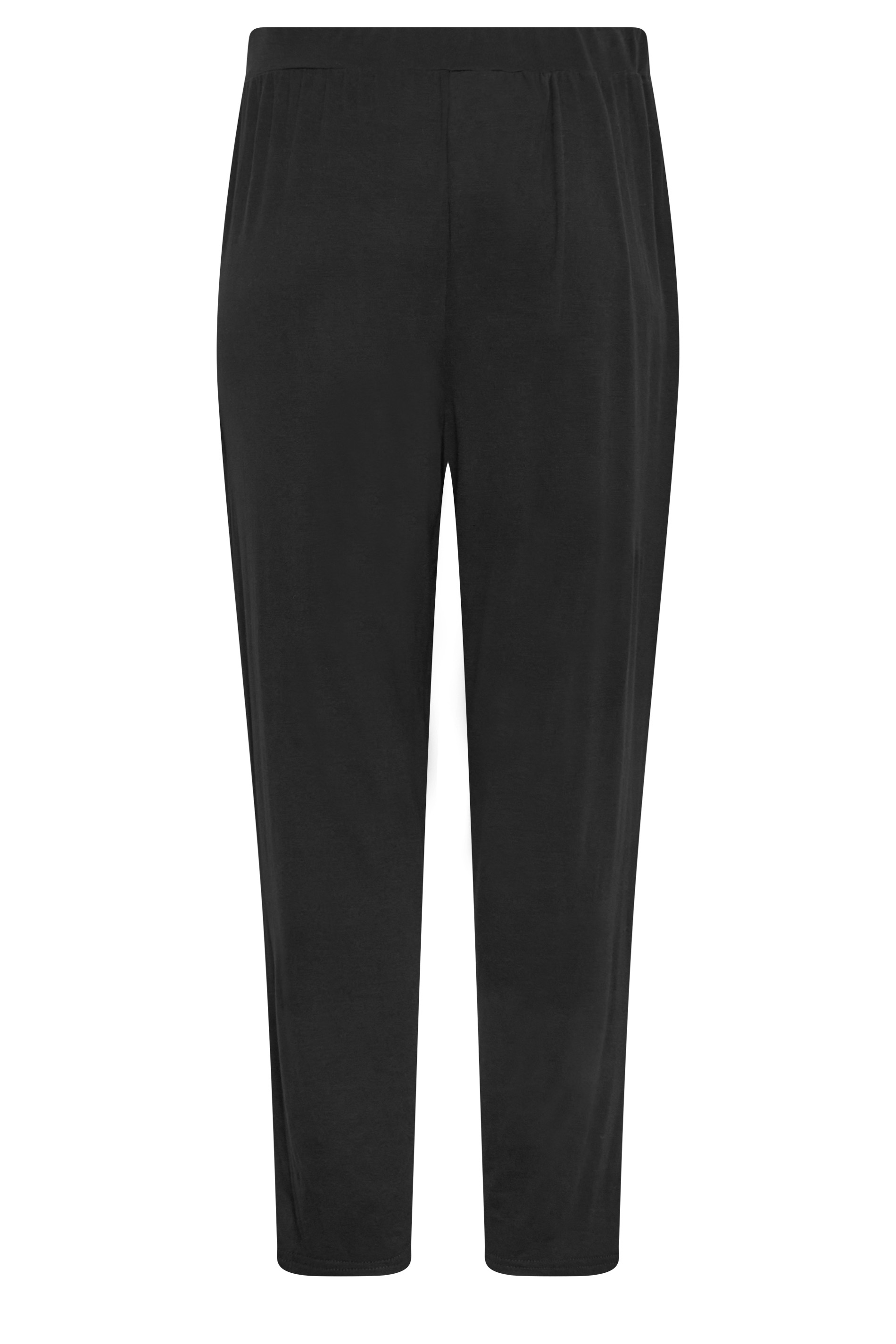 M&Co Black Soft Jersey Hareem Trousers | M&Co 7
