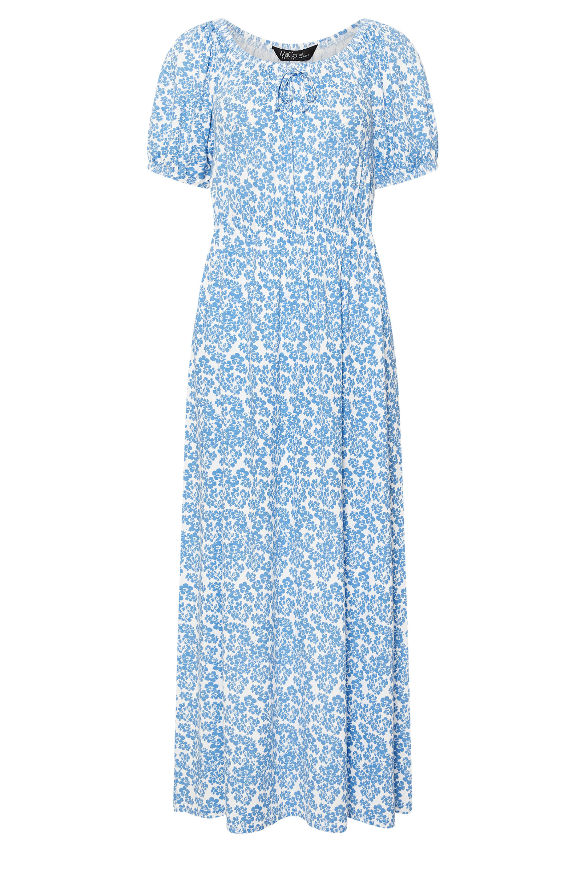 M&Co Blue Mixed Print Maxi Dress | M&Co 5