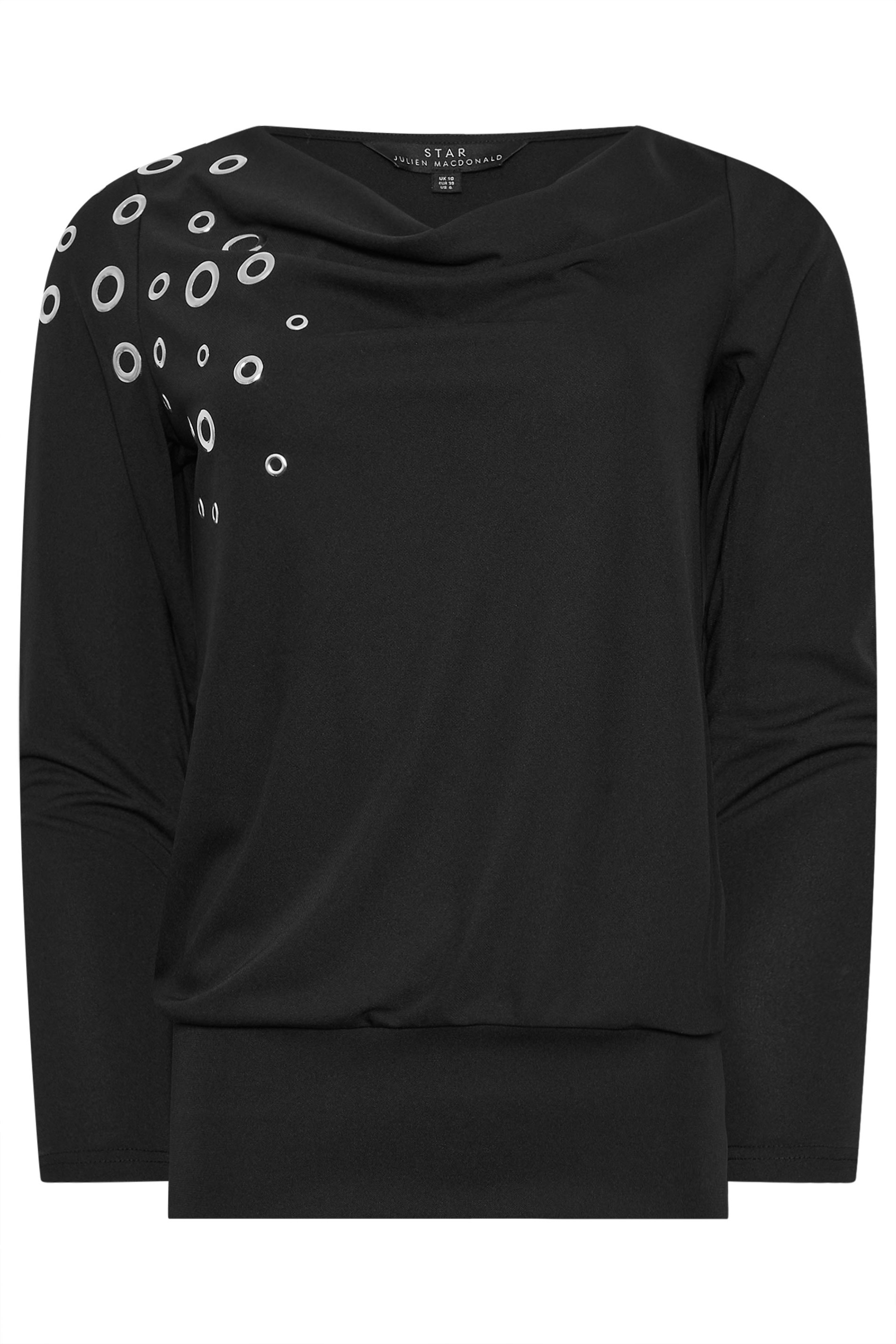 STAR Black Eyelet Detail Top | StarByJM 5