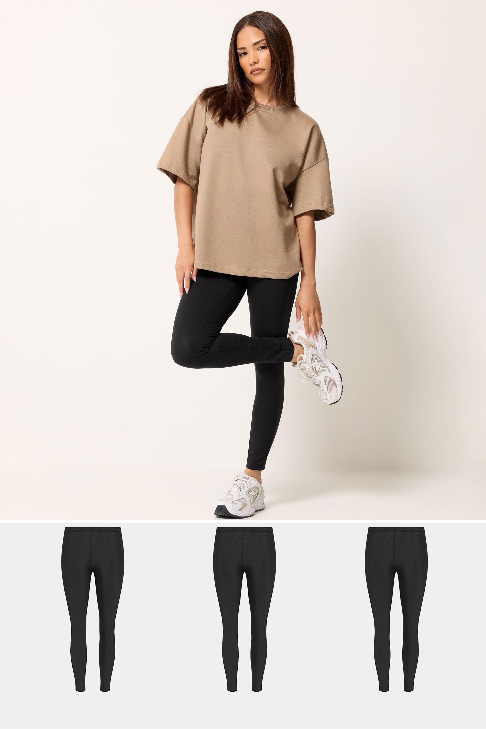 PixieGirl Petite Women's 3 PACK Black Leggings | PixieGirl 1
