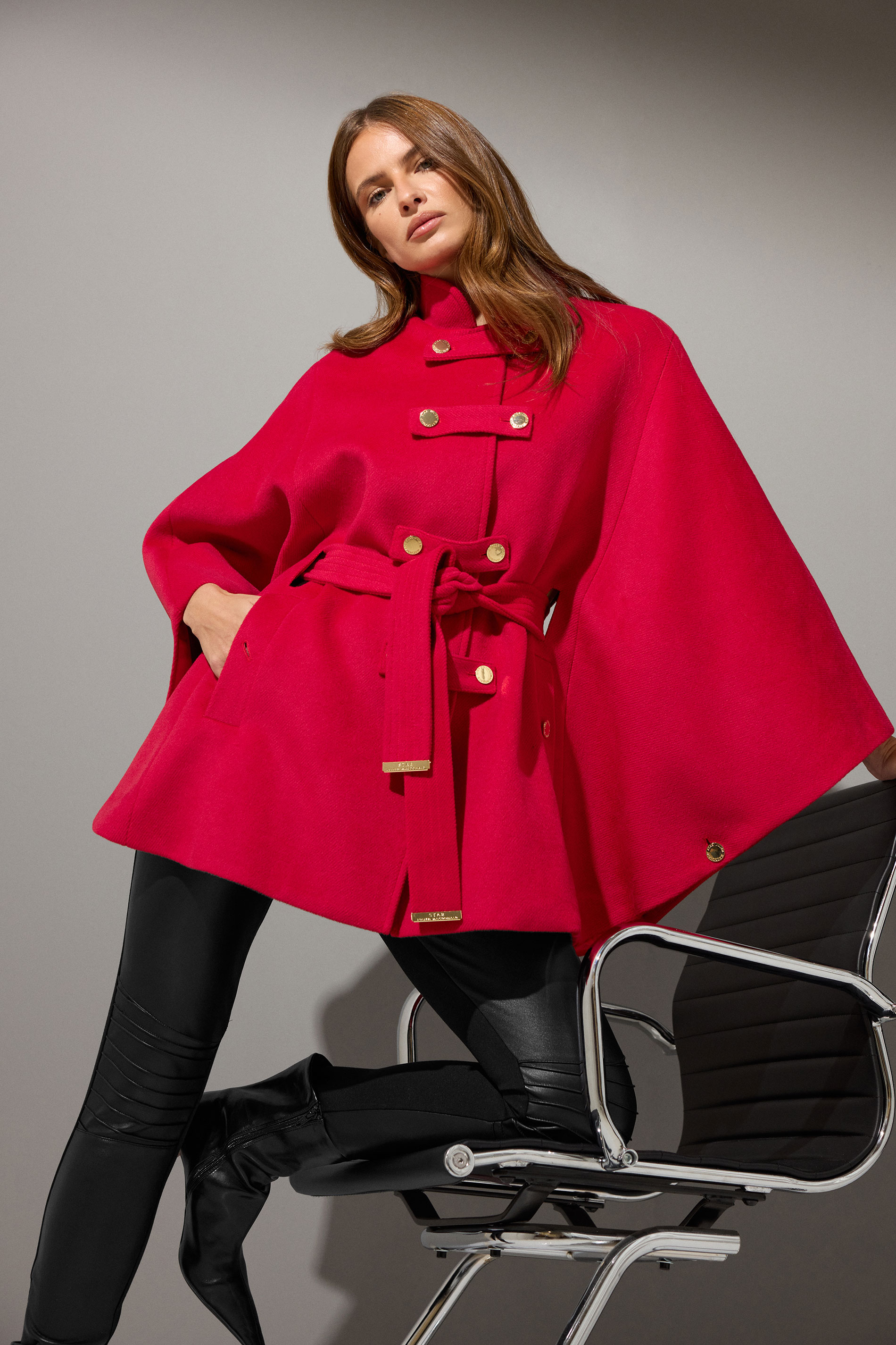 STAR Red  Military Cape Jacket | StarByJM 1