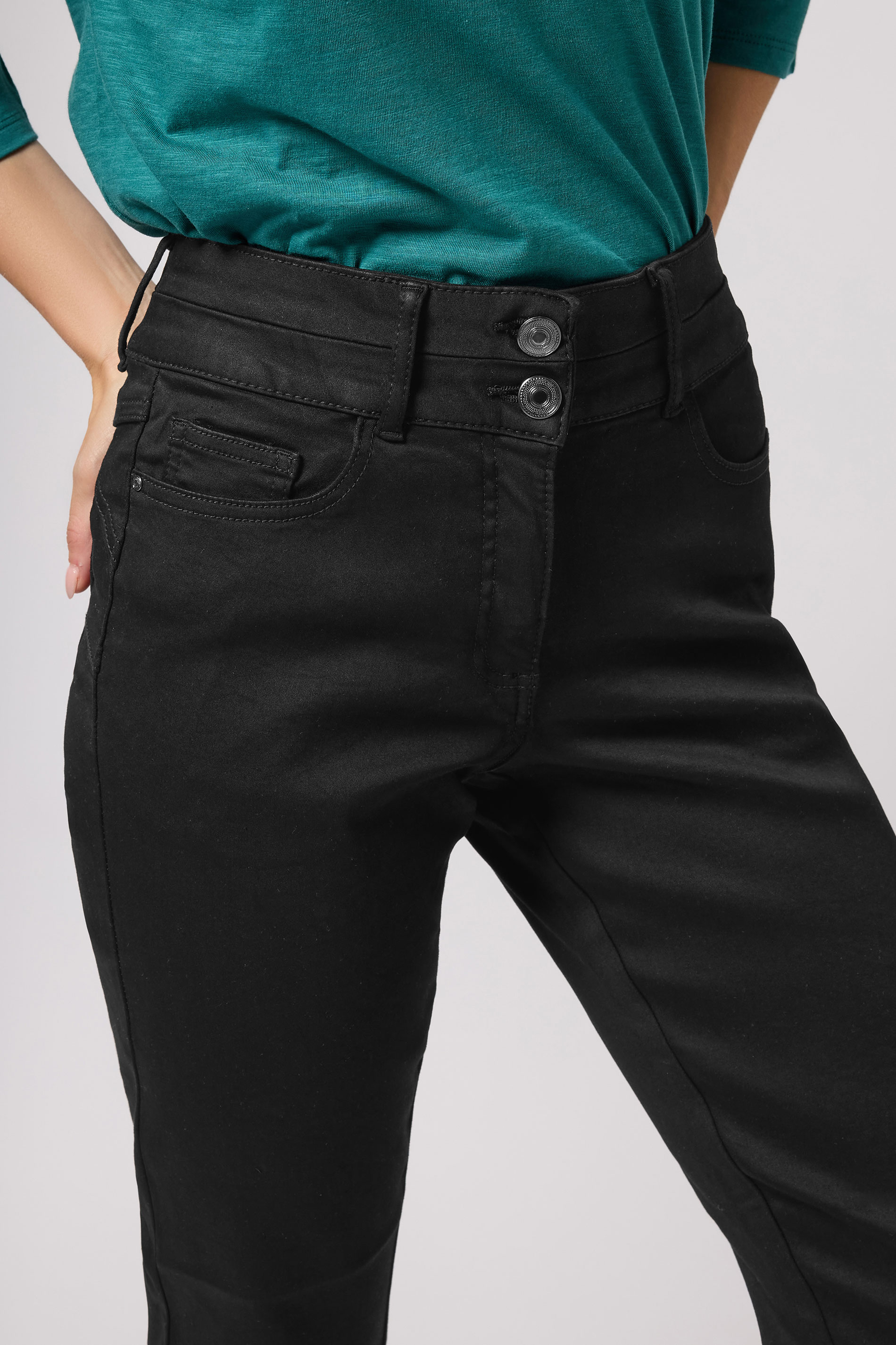 M&Co Black Lift & Shape Straight Leg Jeans | M&Co 2