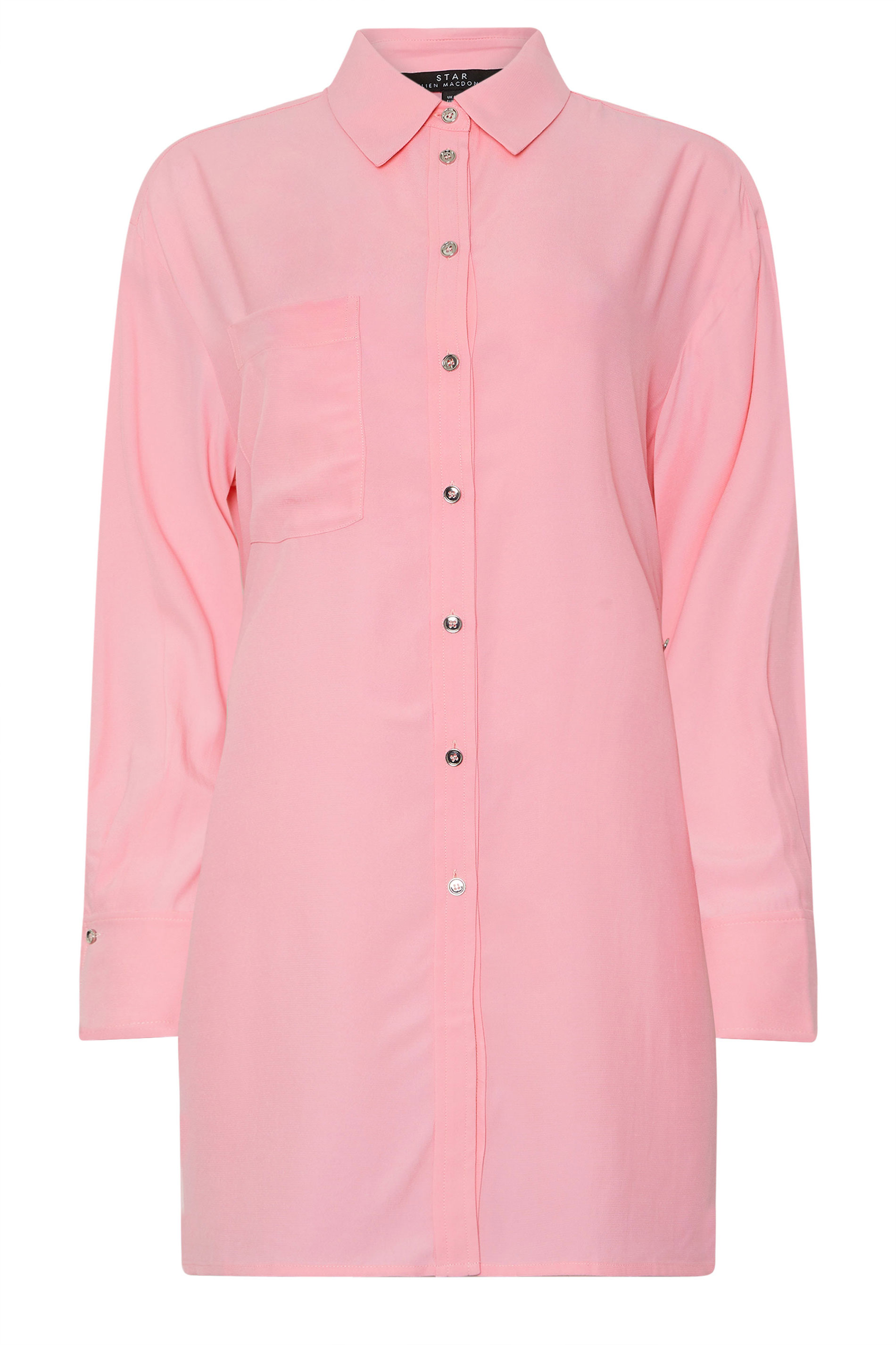 STAR Light Pink Wrap Tie Shirt | StarByJM 9