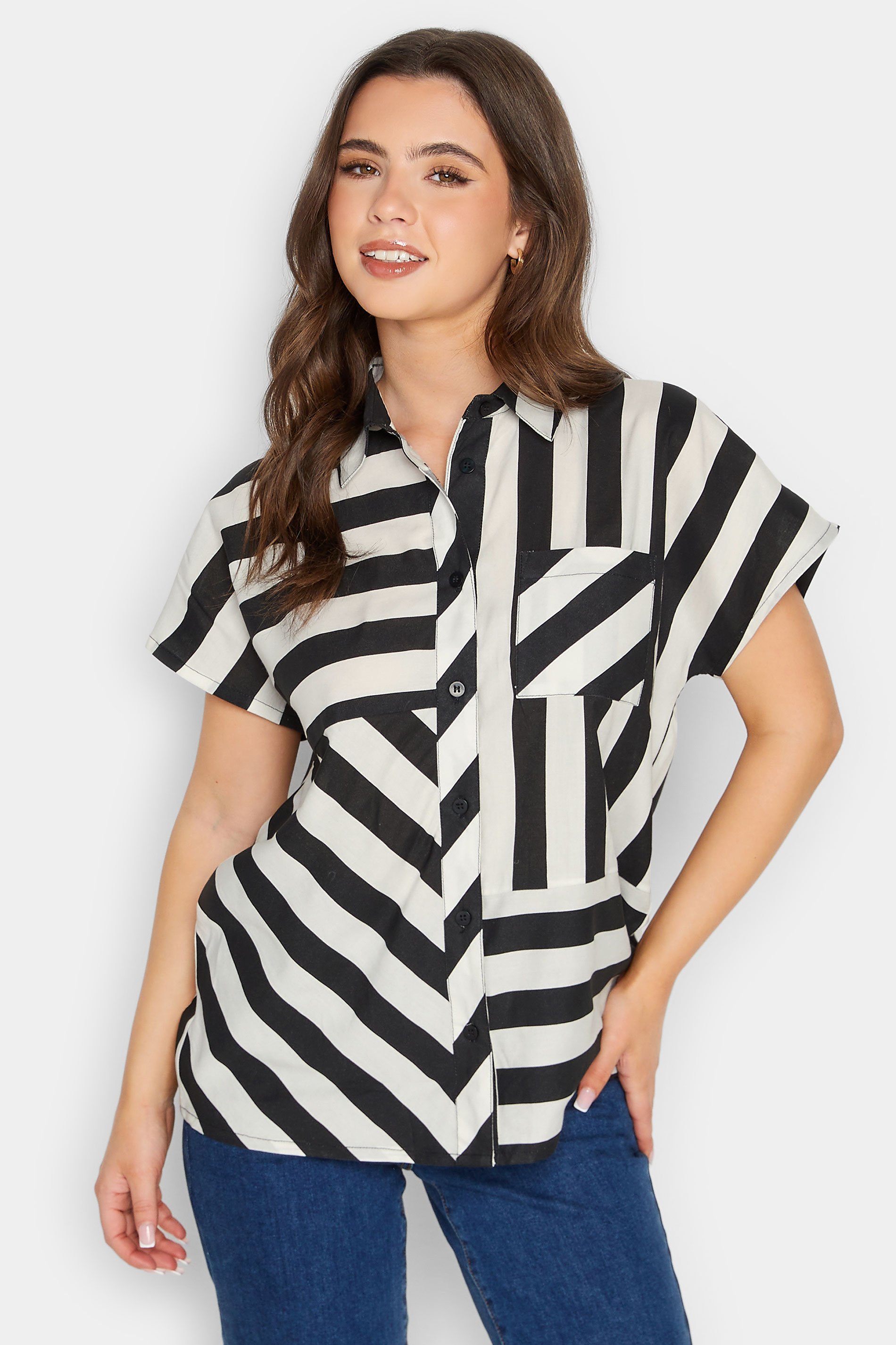 PixieGirl Black & White Stripe Shirt | PixieGirl 1