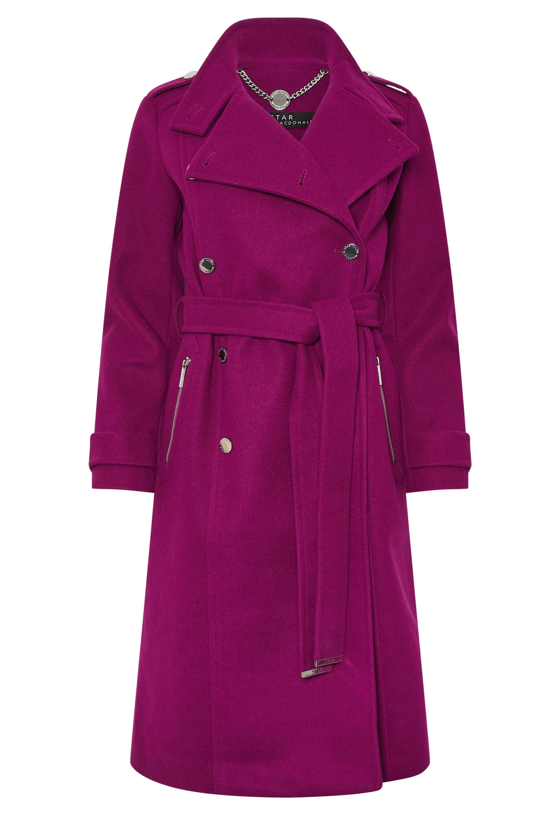 STAR Purple Military Maxi Coat | StarByJM 9