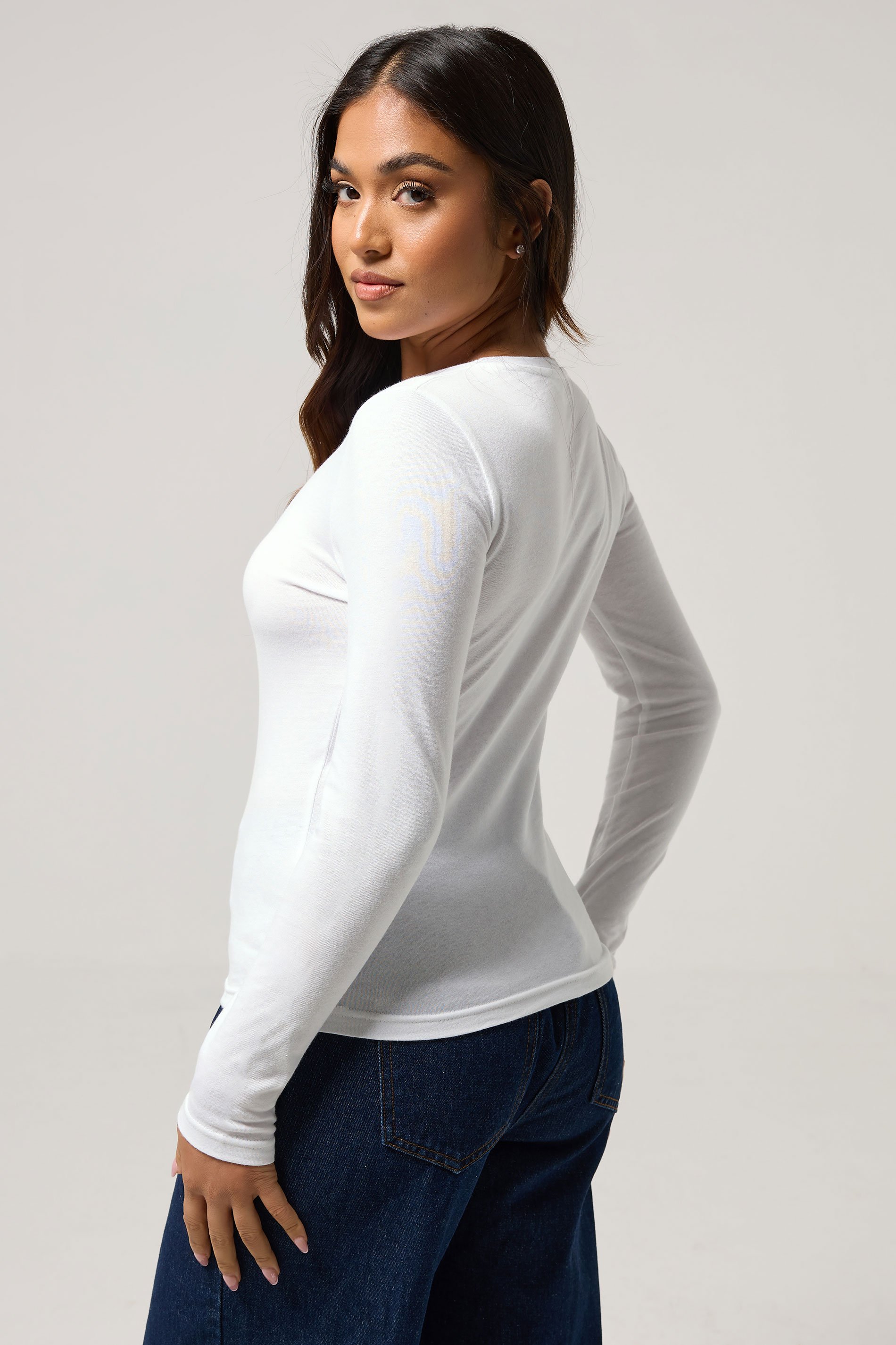 PixieGirl Petite Womens 2 PACK Black & White Cotton T-Shirts | PixieGirl 5