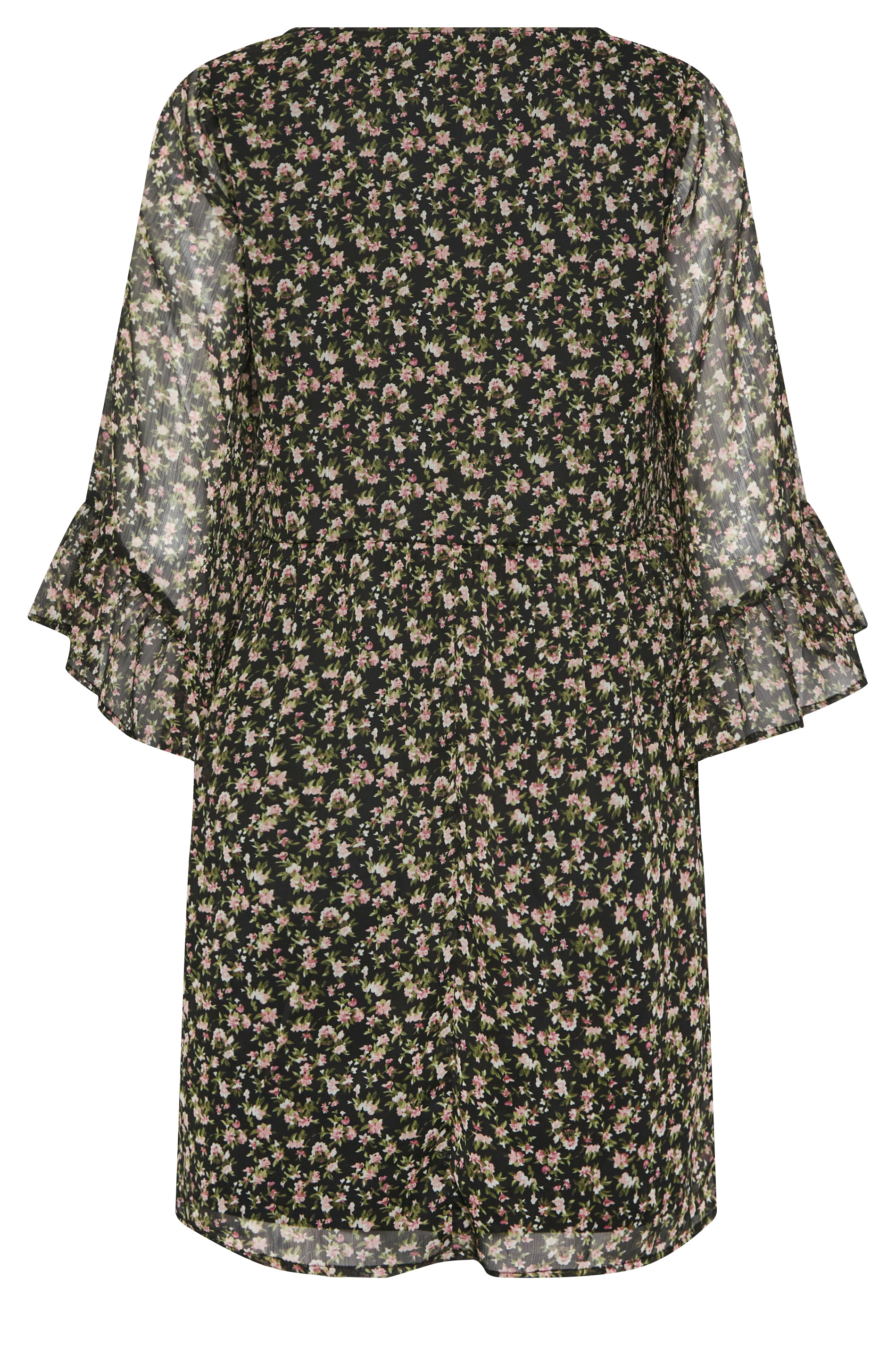 PixieGirl Black Ditsy Print Dress | PixieGirl  8