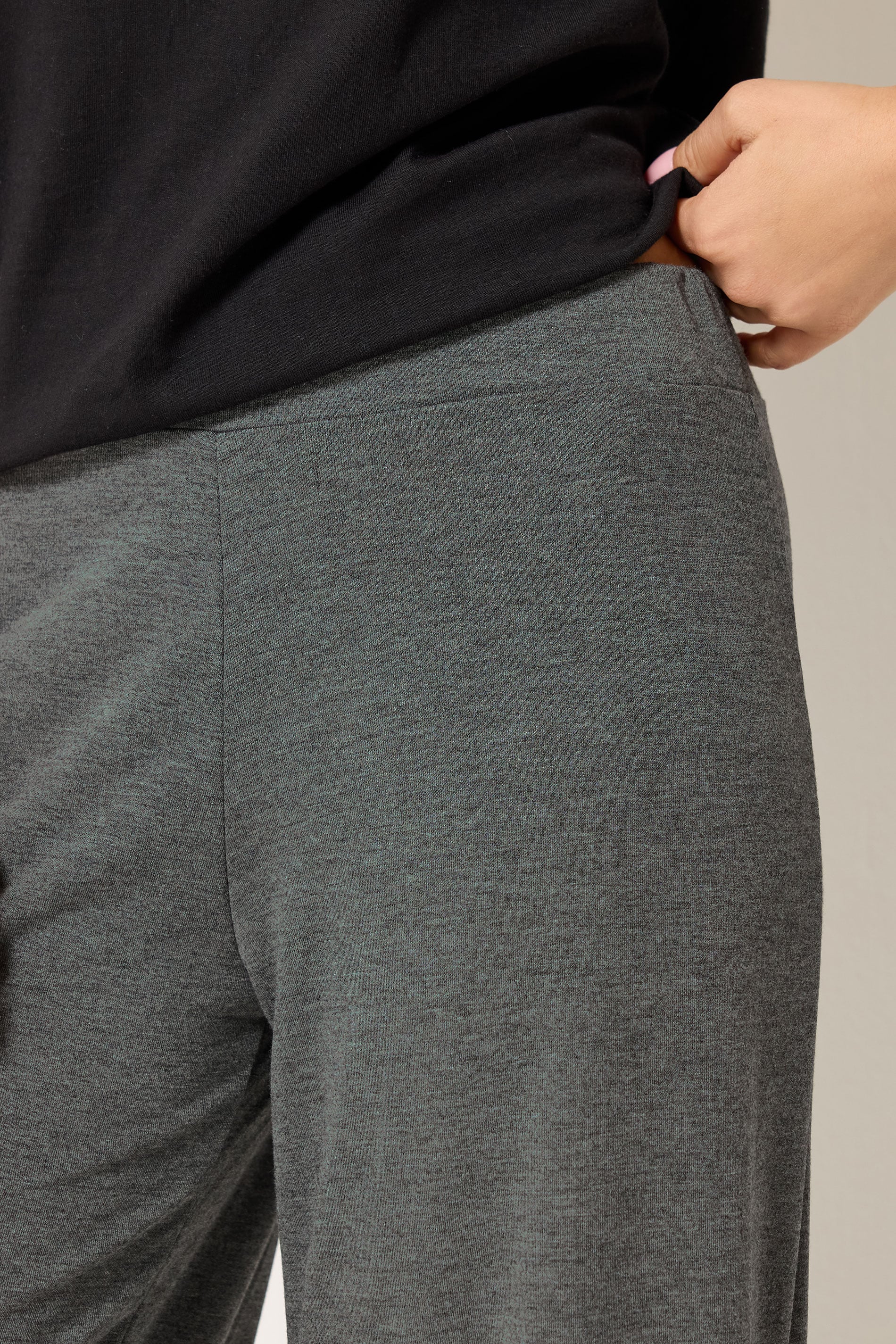 PixieGirl Petite Grey Wide Leg Trousers | PixieGirl  5