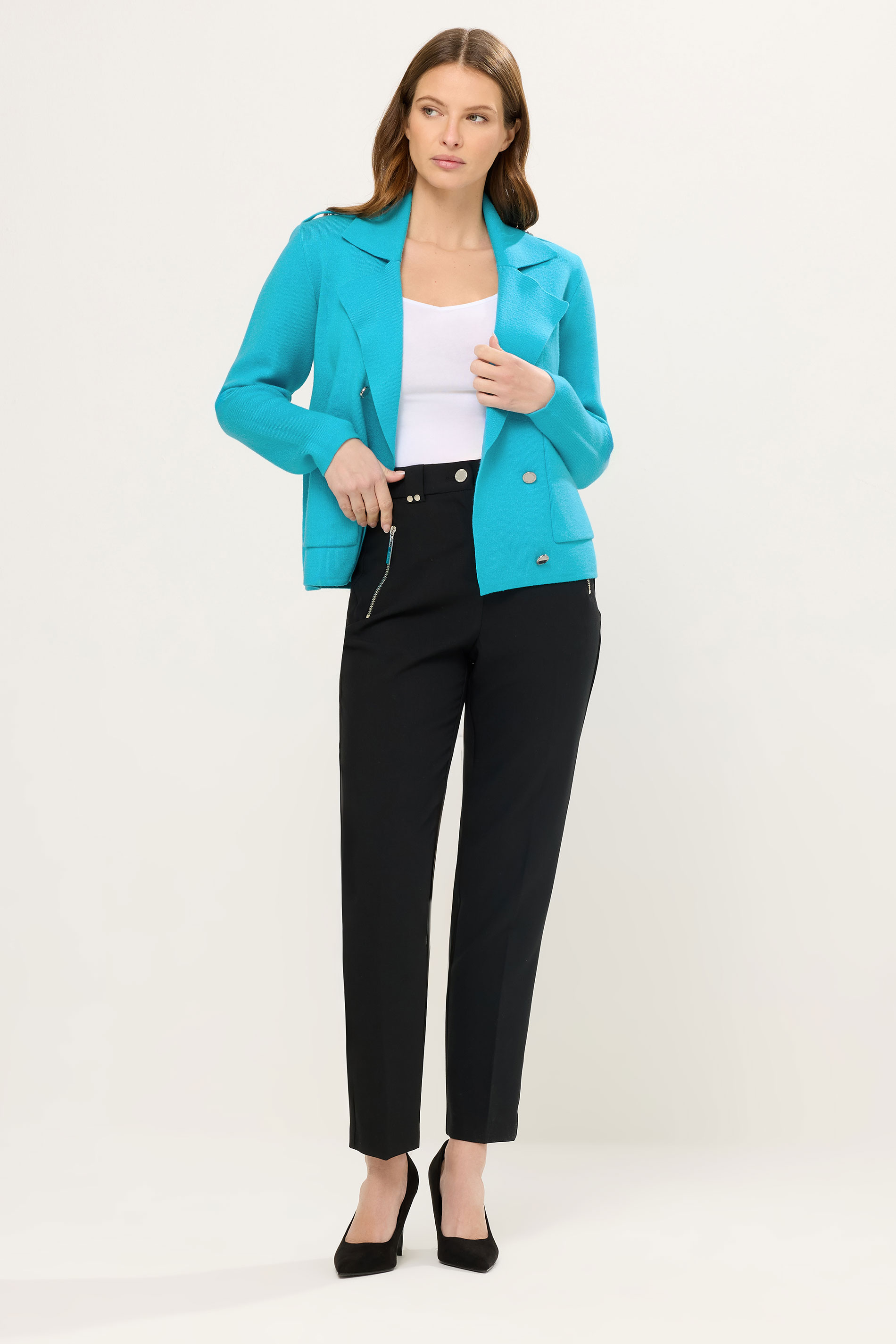 STAR Blue Military Button Cardigan | StarByJM 3