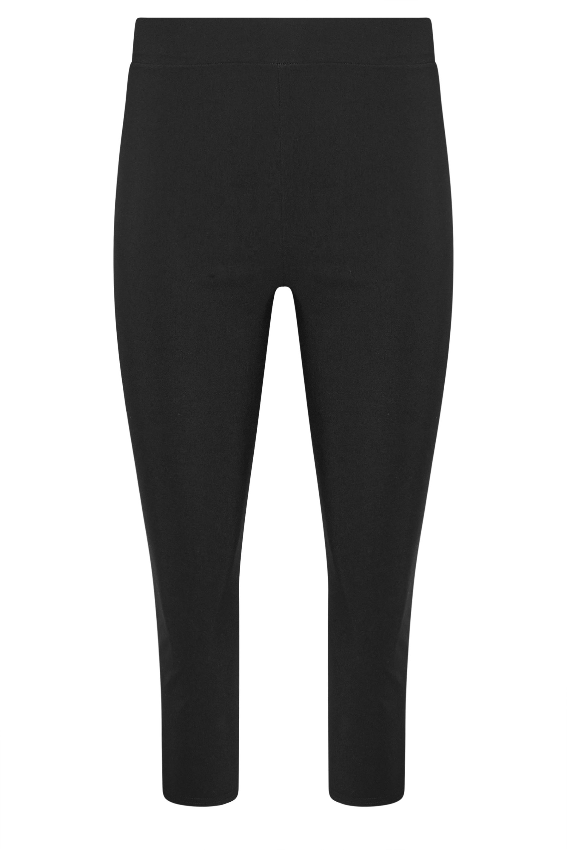 PixieGirl Petite Women's Black Slim Fit Capri Cropped Trousers | PixieGirl 5