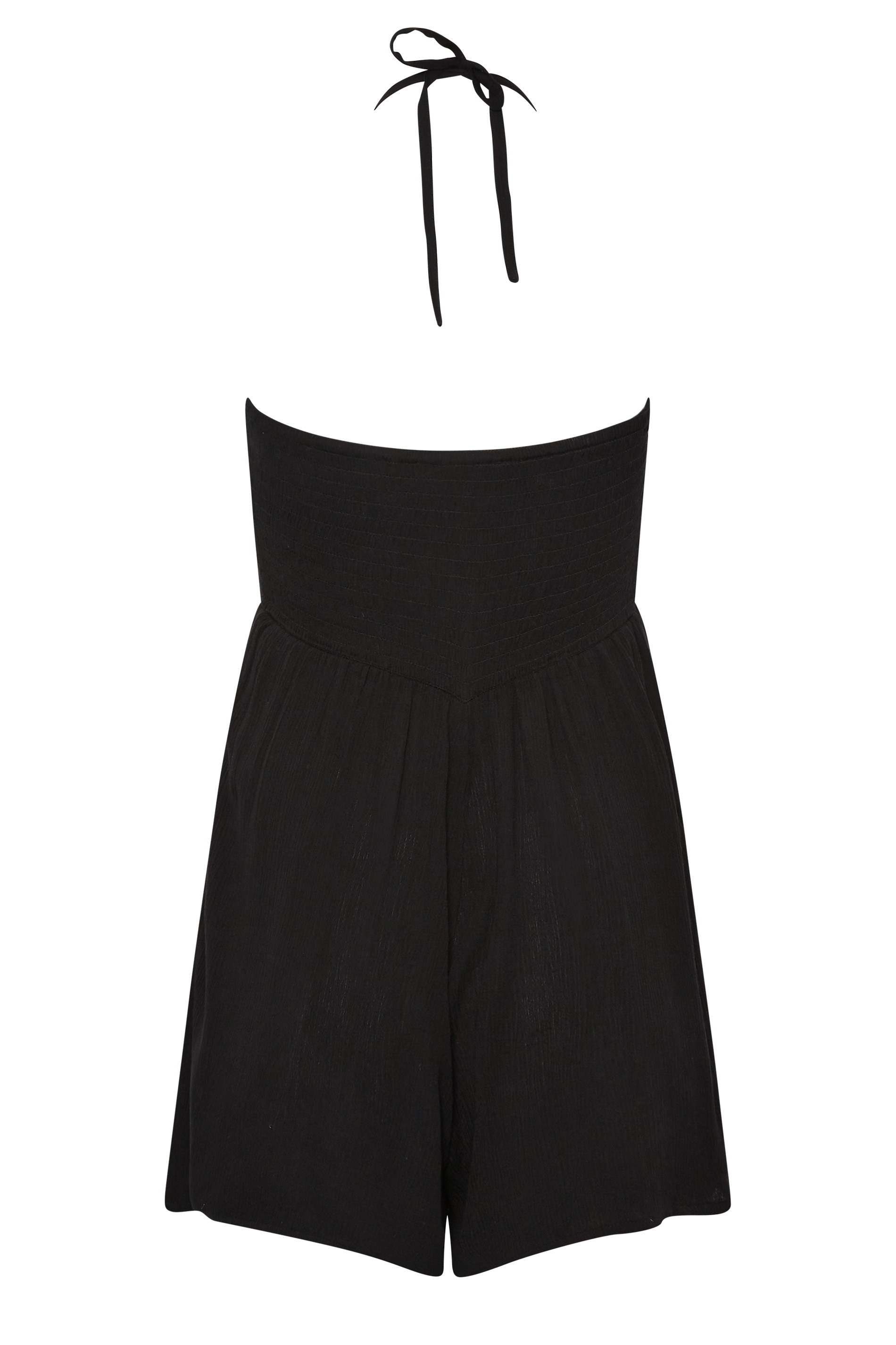 PixieGirl Black Shirred Playsuit | PixieGirl 7