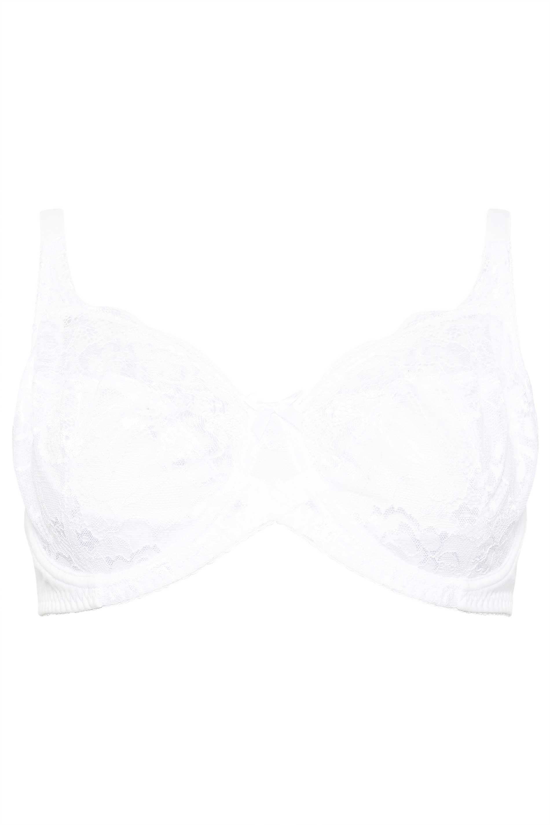 M&Co White Lace Non-Padded Floral Bra | M&Co  6