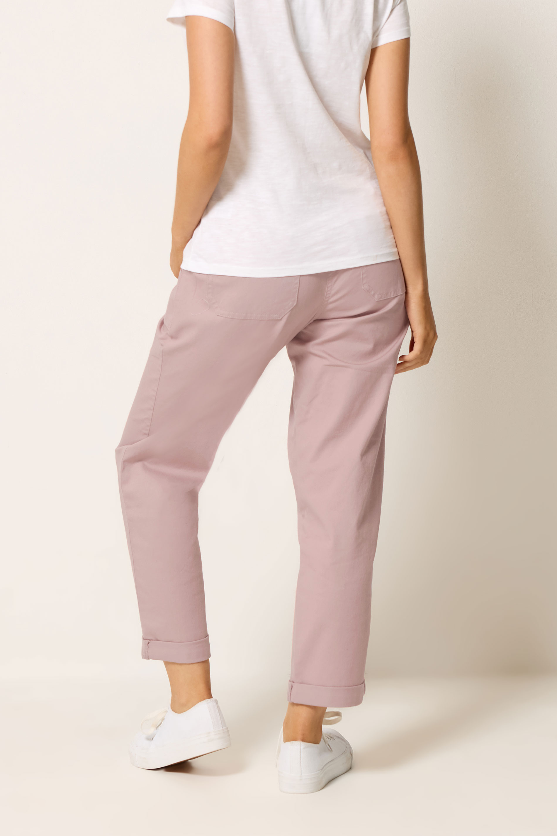 M&Co Pink Twill Carpenter Trousers | M&Co 2