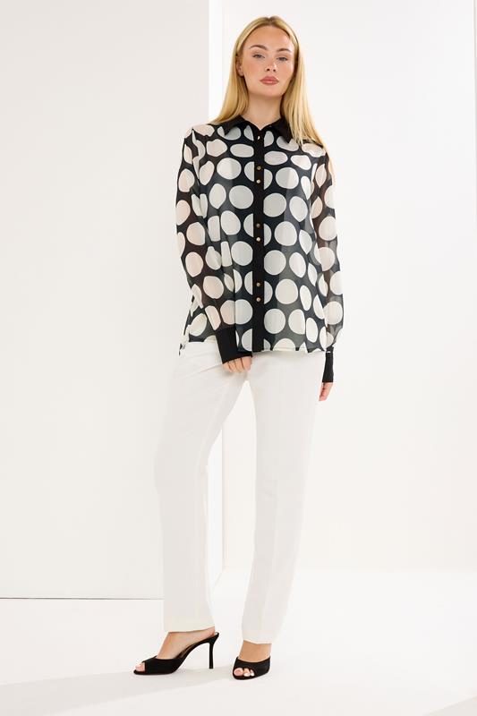 STAR Black Polka Dot Print Shirt | StarByJM 1