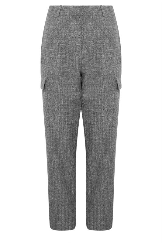 M&Co Grey Textured Cargo Trousers | M&Co 8