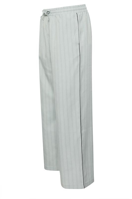 PixieGirl Petite Blue Stripe Pull On Wide Leg Trousers