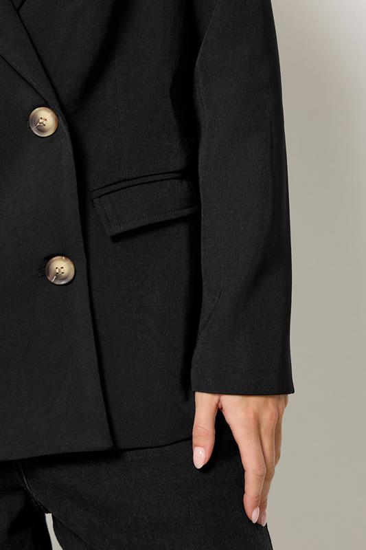 PixieGirl Petite Women's Black Tailored Double Breasted Blazer | PixieGirl 5