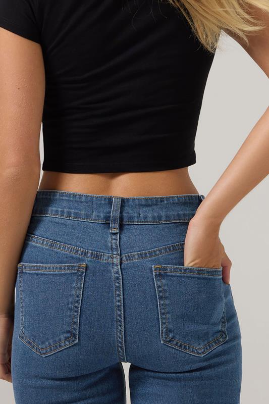 PixieGirl Petite Women's Blue Bootcut Jeans | PixieGirl 4
