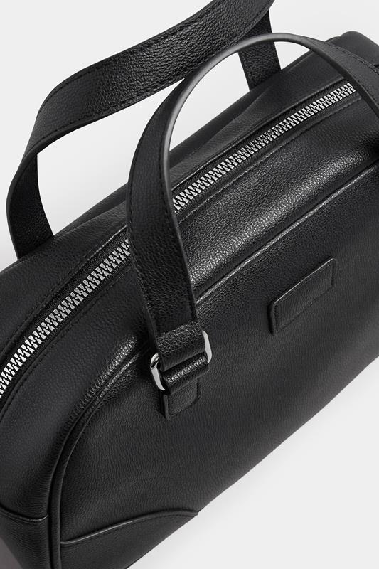 Black Faux Leather Cross Body Bag | Yours Clothing 6