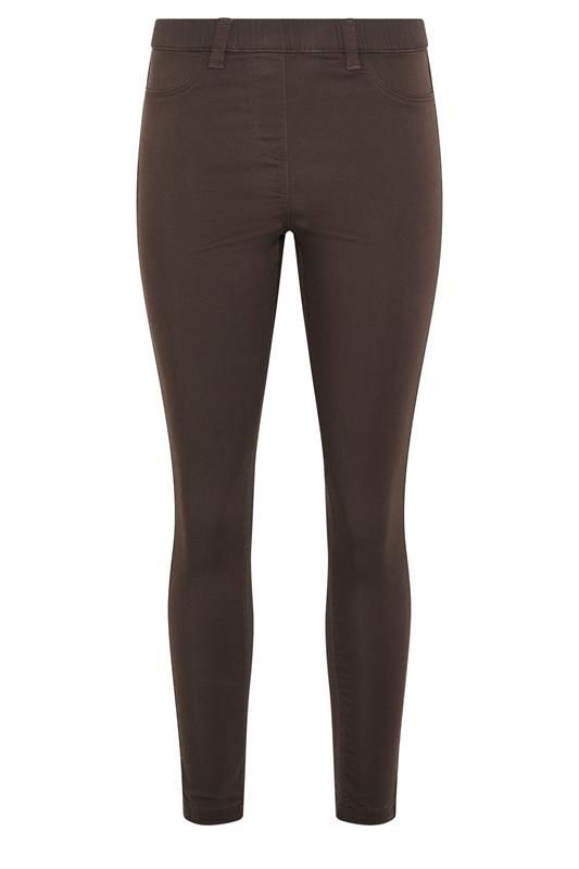 M&Co Chocolate Brown Skinny Jeggings | M&Co 5