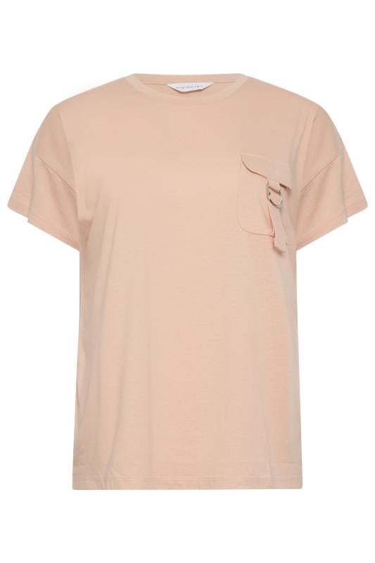 Petite Pink Utility Pocket T-Shirt | PixieGirl  6