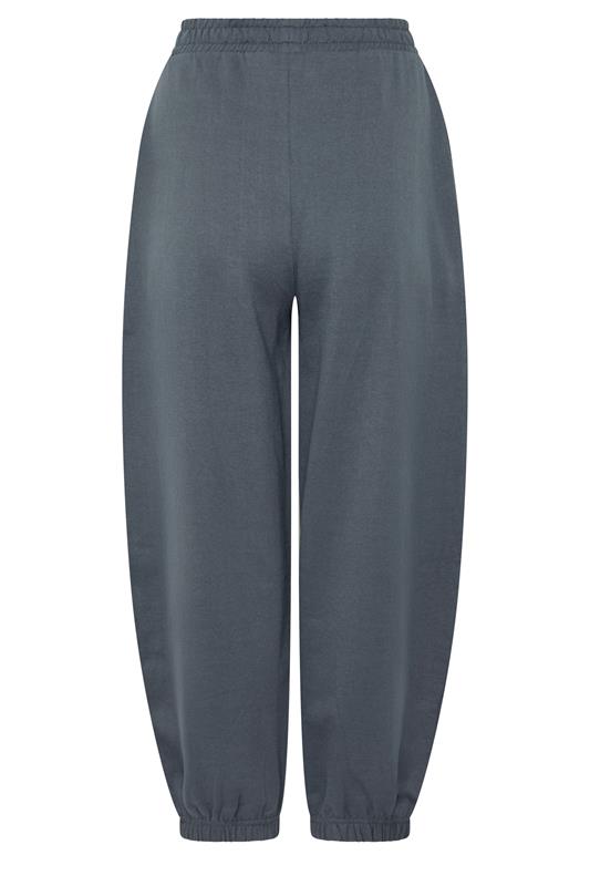 PixieGirl Petite Women's Dark Blue Brushed Balloon Joggers | PixieGirl 2