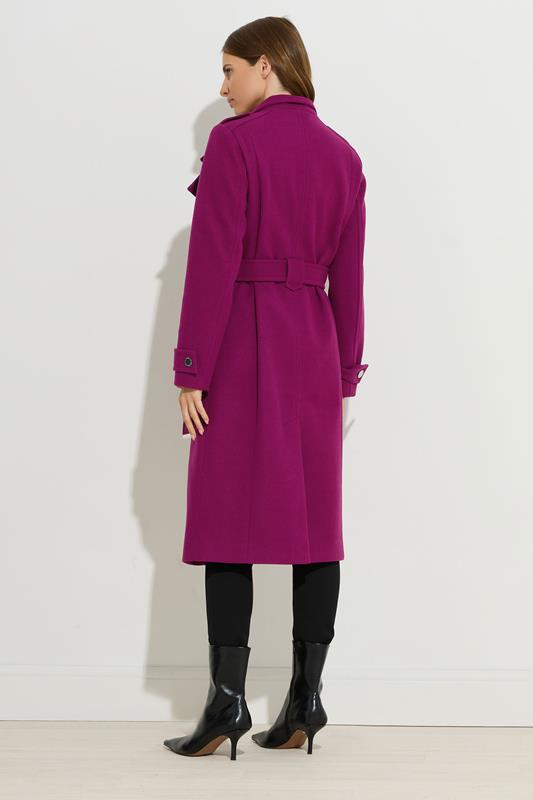 STAR Purple Military Maxi Coat | StarByJM 5