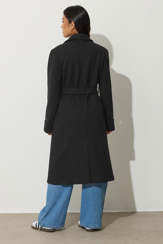 PixieGirl Petite Women's Black Wrap Belt Coat | PixieGirl 3