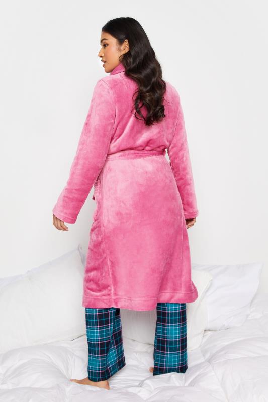 PixieGirl Pink Shawl Collar Dressing Gown | PixieGirl 4