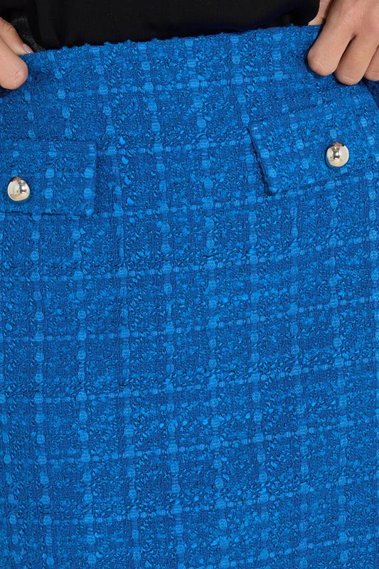 STAR Blue Tweed Button Mini Skirt | StarByJM 5