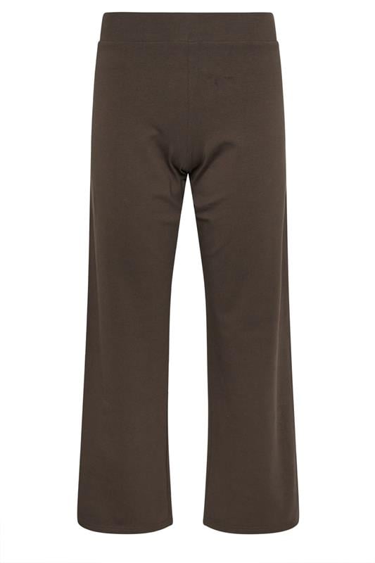 PixieGirl Petite Women's Chocolate Brown Stretch Yoga Trousers | PixieGirl 5