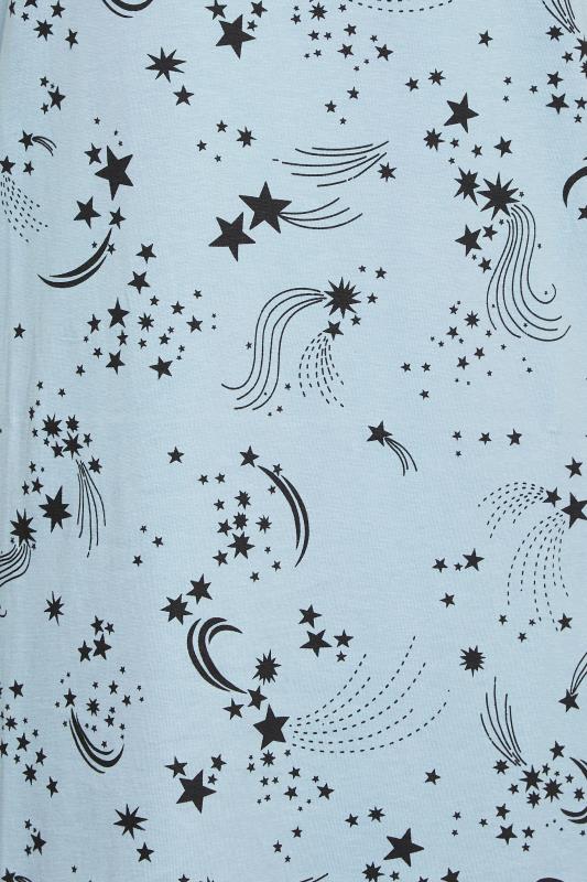 Petite Blue Shooting Star Print Nightdress | PixieGirl 5