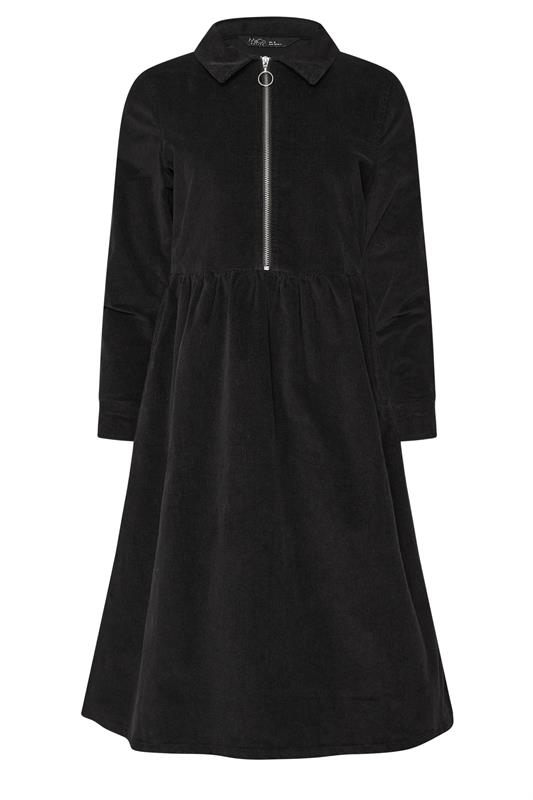 M&Co Petite Black Cord Zip Shirt Dress | M&Co 6