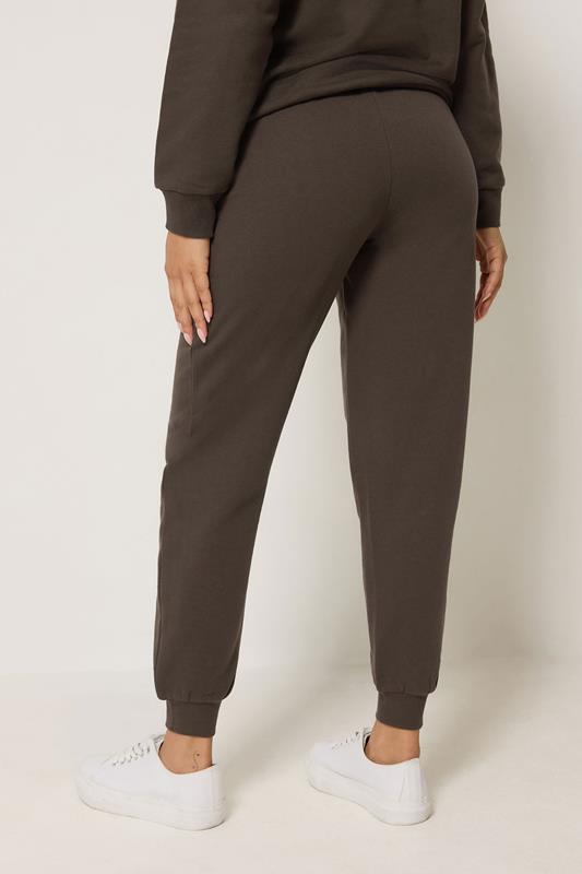 M&Co Petite Chocolate Brown Cuffed Joggers | M&Co 2