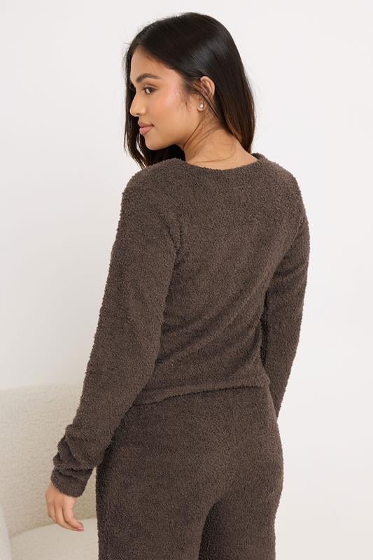 PixieGirl Petite Women's Chocolate Brown Chenille Cardigan | PixieGirl 4