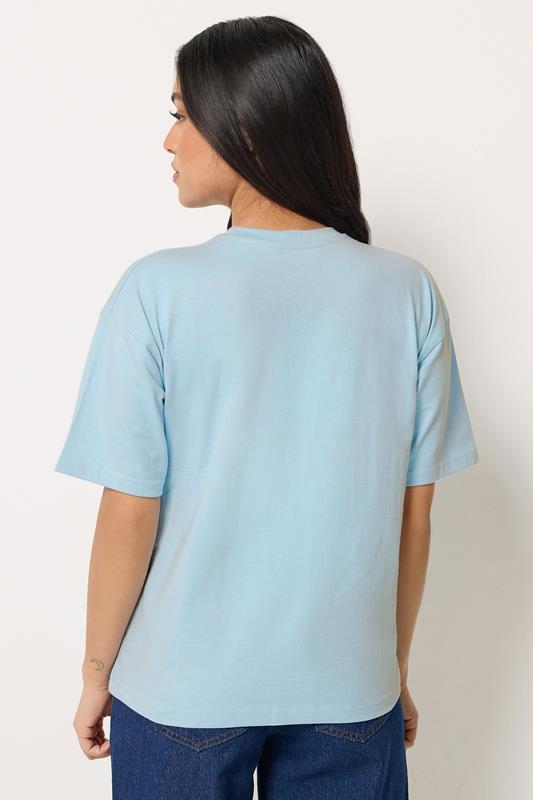 PixieGirl Petite Women's Light Blue Paisley Cotton T-Shirt | PixieGirl 2
