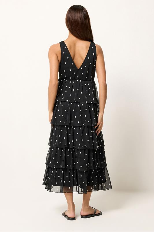 midi aline dress Worship Strapless A-Line Midi Dress Black
