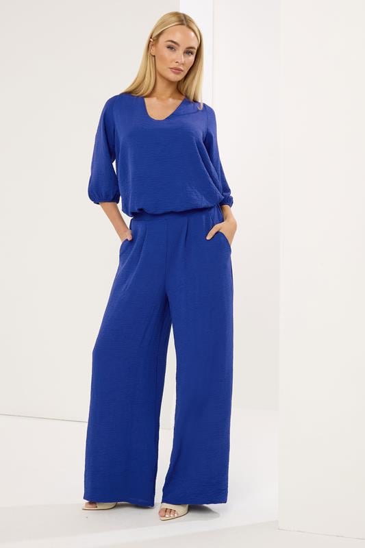  STAR Cobalt Blue Wide Leg Trousers
