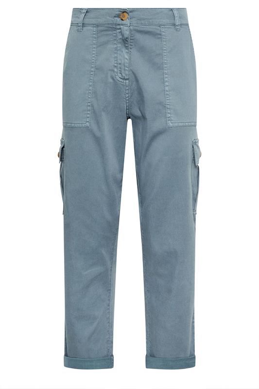 M&Co Blue Cargo Trousers | M&Co 5