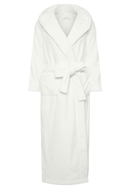 PixieGirl Petite Women's White Luxury Soft Fleece Dressing Gown | PixieGirl 5