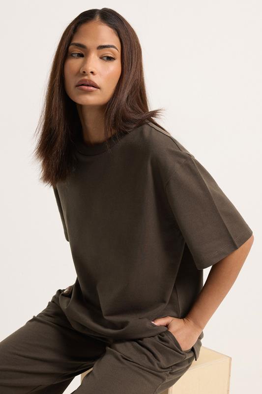  PixieGirl Petite Chocolate Brown Cotton T-Shirt