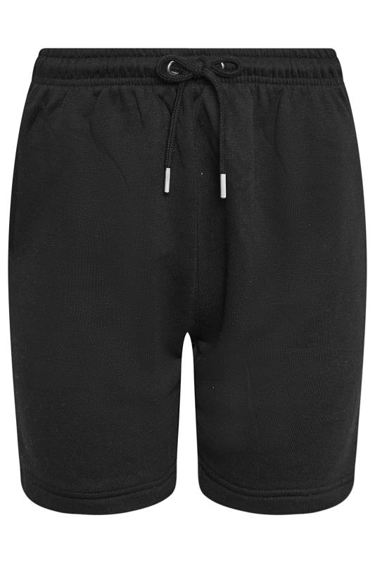 Black Drawstring Waist Jogger Shorts | PixieGirl 5