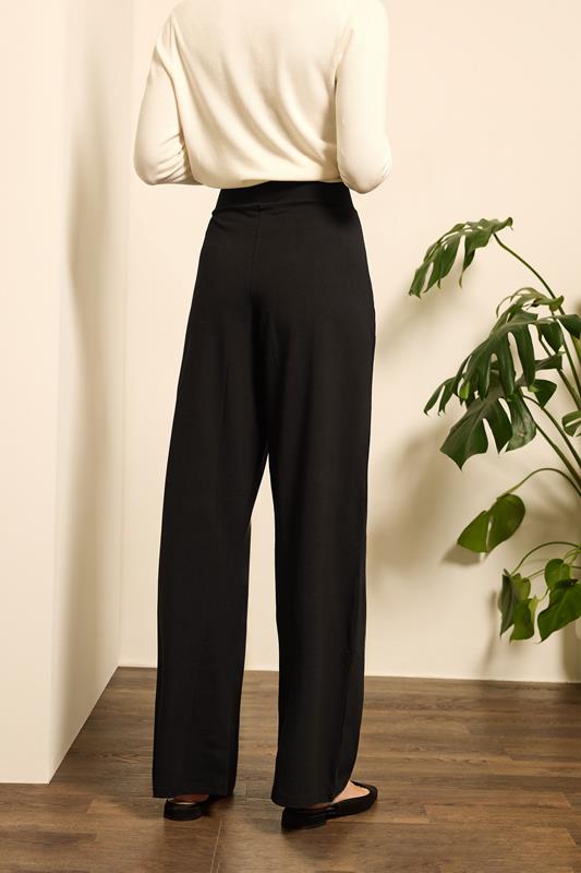 M&Co Black Wide Leg Yoga Pants | M&Co 2
